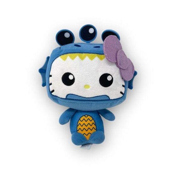 Funko Hello Kitty Kaiju Gamestop Blue Three Eye Sea Plush Sanrio Stuffed - Picture 1 of 9